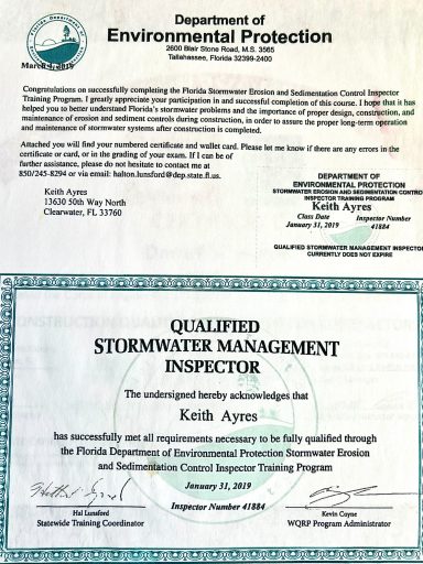Stormwater Management Certification